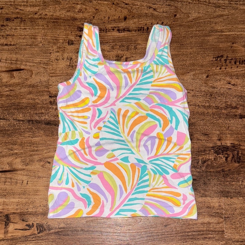 Colorful Patterned Tank Top size medium